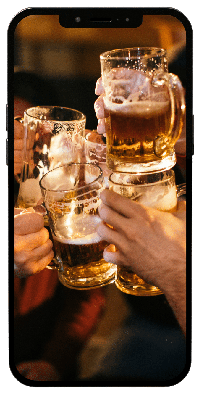 Beer Hall Phone Mockup
