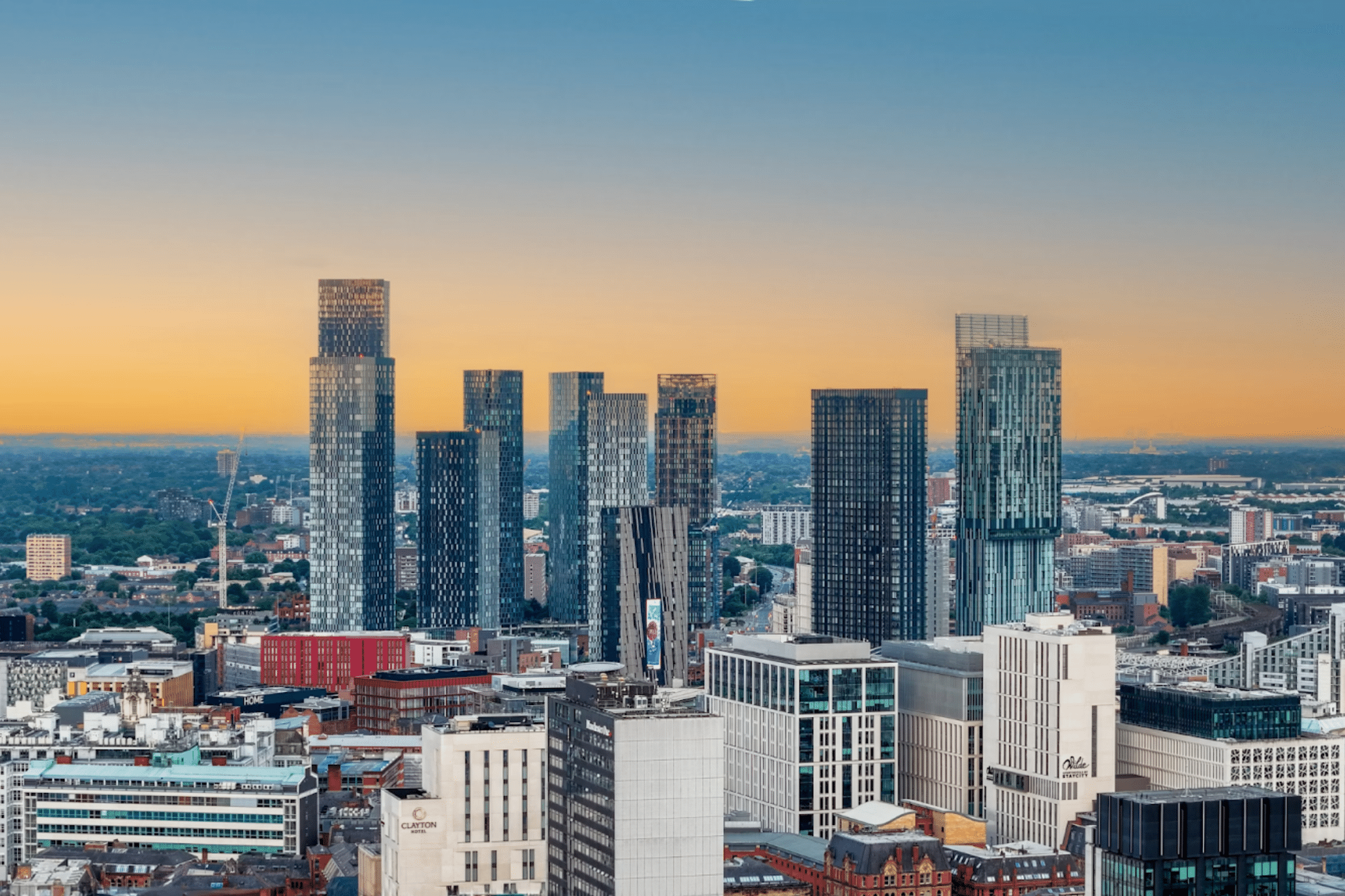 Manchester skyline