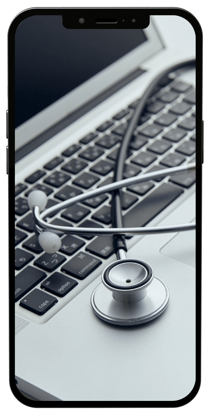 Healthcare phone mockup